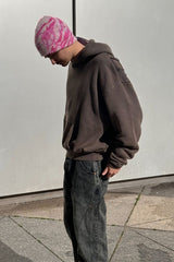 Exposed Seam Star Pullover Hoodie