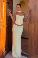 Loving You Maxi Skirt Lemon