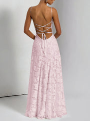 THEA - TEXTURED ELEGANCE JACQUARD MAXI DRESS