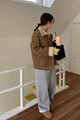 Wool Liner Single Breasted Lapel Jacket