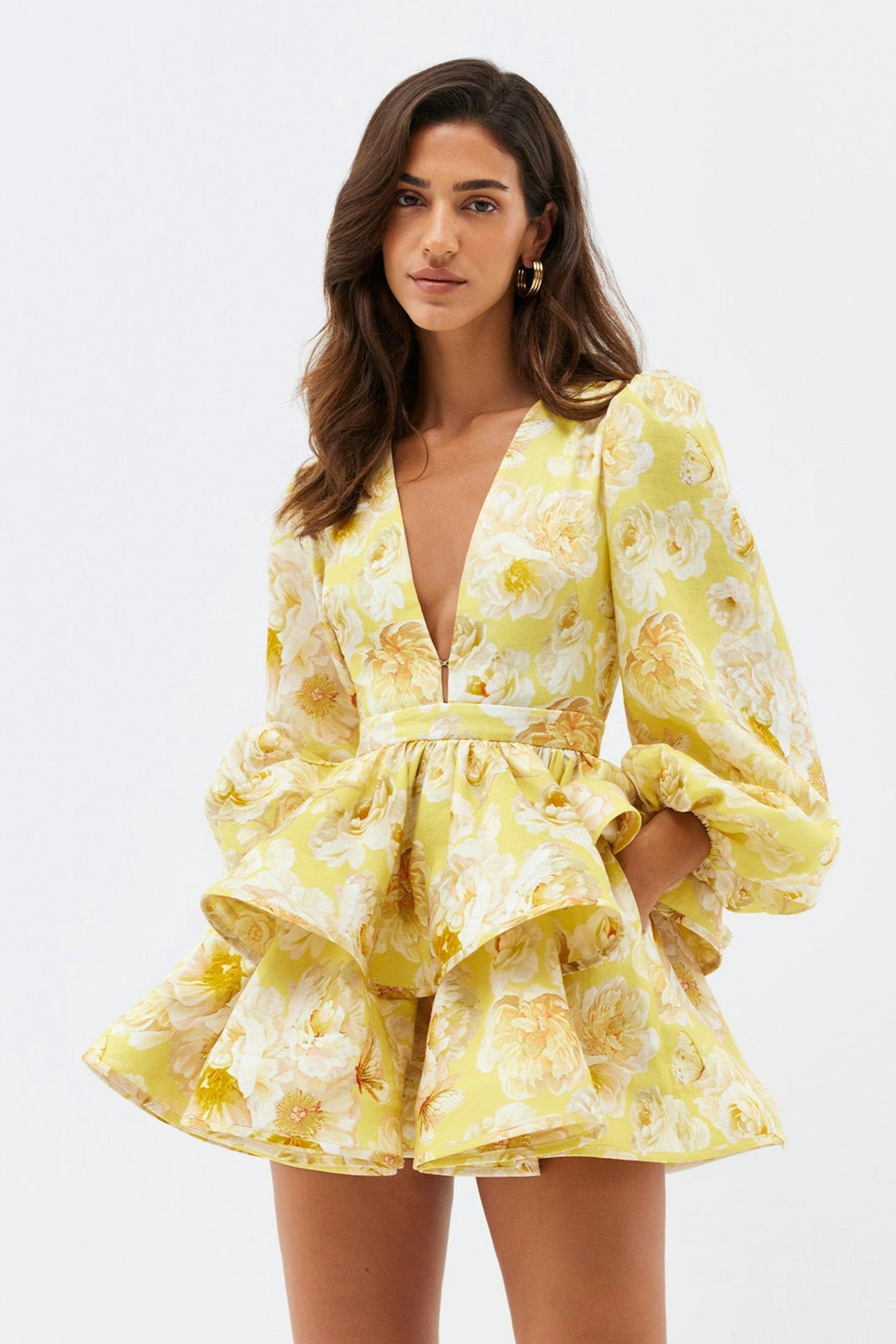 Floral Ruffle Dress