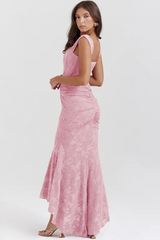 WANWAN - BLOSSOM PRINT MAXI GOWN