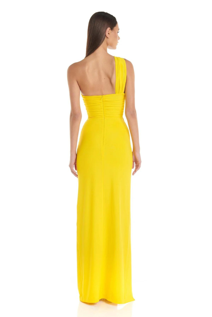 One Shoulder Maxi Dress