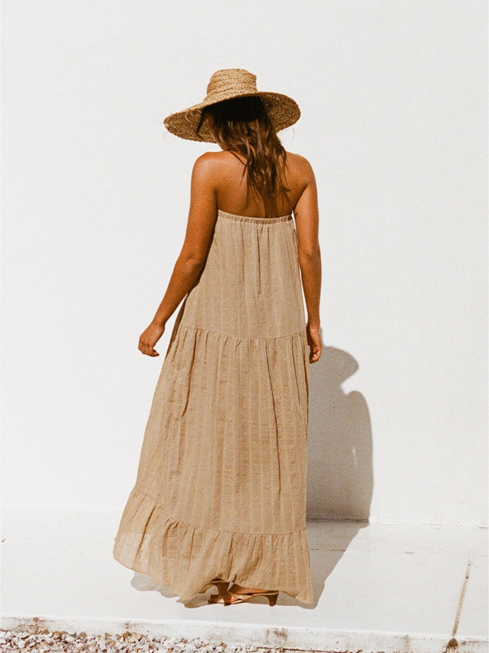 Drawstring Draped Stylish Holiday Style Dress