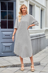 Lovelet StripeEase Midi Dress
