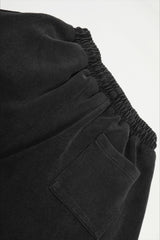 Minimal Cotton Wide Leg Sweatpants