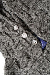 Asymmetric Knit Hooded Pullover Sweater
