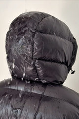 Glossy Hooded Oversized Puffer Jacket