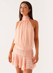 NERIAH - ELEGANT CHIFFON MINI DRESS