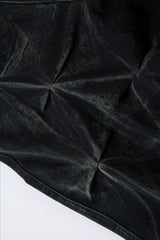 Origami Pleat Wide Leg Jeans