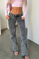 Vintage Low Waist Loose Fit Jeans