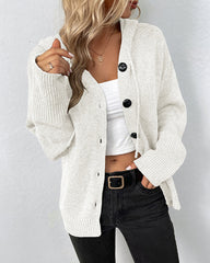 FERNANDA - SOLID HOODED JACKET WITH DRAWSTRINGS