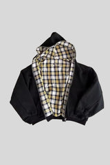 Reversible Plaid Full Zip Hoodie