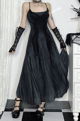 Strap Butterfly Mesh Gothic Dress