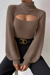 Sexy Turtleneck Fitted Sweater