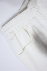 Washed Gothic Cross Wide Leg Sweatpants