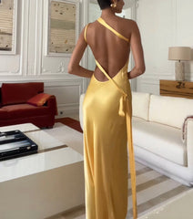 Paulina | Elegant Lace Up Off-Shoulder Dress