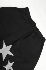 Pegasus Star Embroidered Wide Leg Sweatpants
