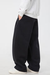 Heavyweight Pleated Baggy Straight Leg Sweatpants