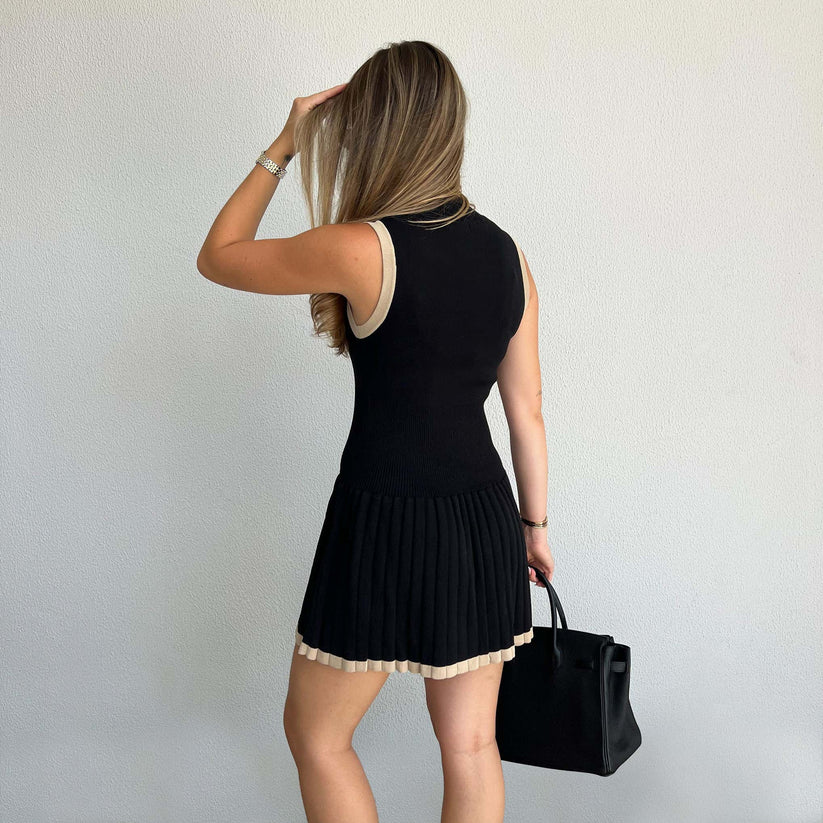 Ribbed Short Dress
