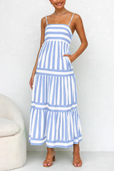 Color Block Maxi Dress
