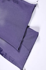 Washed Script Barrel Leg Sweatpants