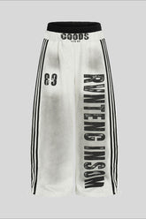 Tie Dye Typography Wide Leg Sweatpants