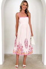 ARETE - FLORAL BLOOM BACKLESS DRESS