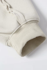 Fleece Lined Deconstructed Washed Coat
