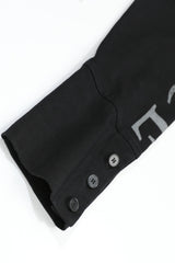 Distressed Number Graphic Long Sleeve T-Shirt