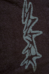 Fuzzy Graffiti Jacquard Relaxed Sweater
