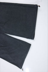 Washed Illustration Long Wide Leg Sweatpants