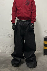 Harajuku Washed Baggy Wide Leg Jeans