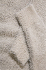 Fuzzy Graffiti Jacquard Relaxed Sweater