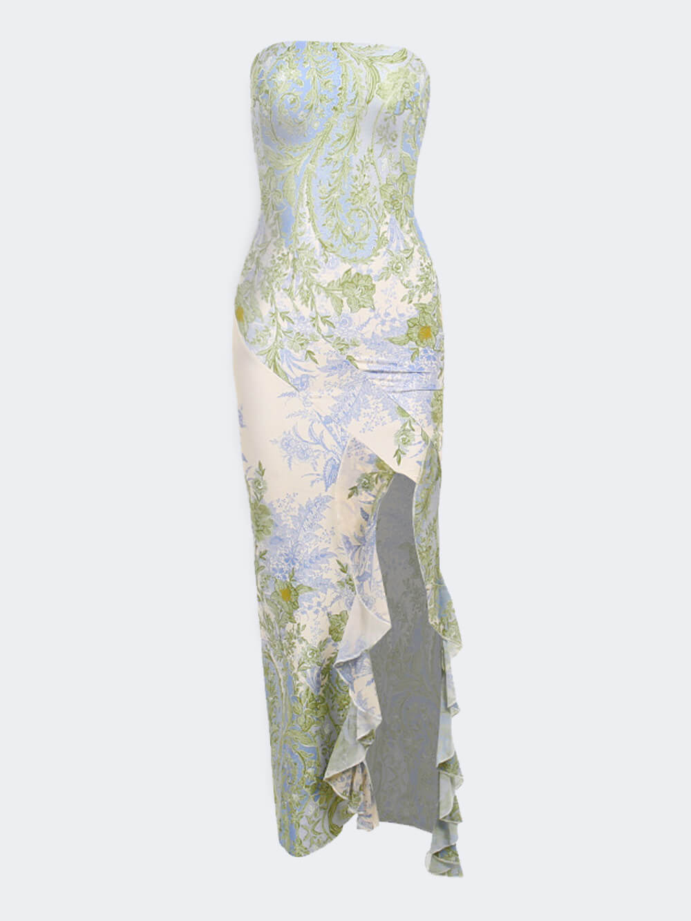 Floral Sexy Stylish Slit Maxi Dress