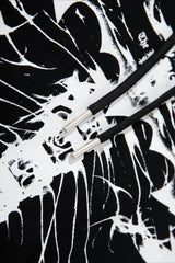 Skeleton Graphic Washed Pullover Hoodie