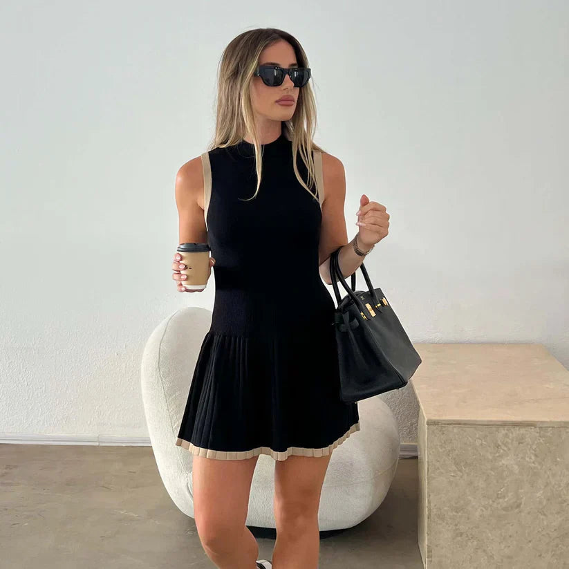 Ribbed Short Dress