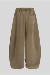Minimal Cotton Wide Leg Sweatpants