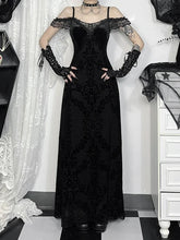 Lace Patchwork Spaghetti Strap Maxi Dress