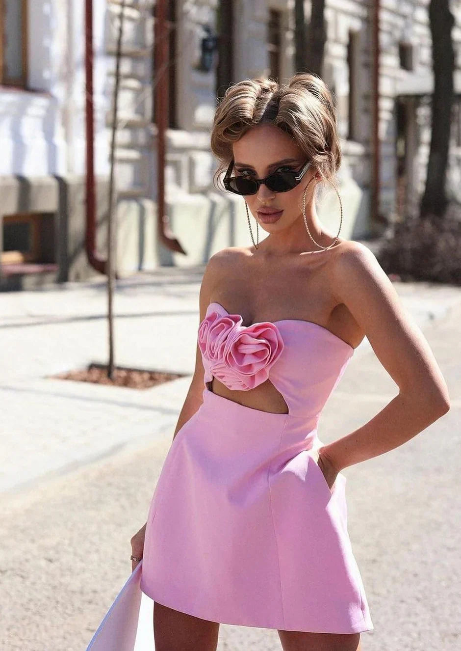Floral Short Dress