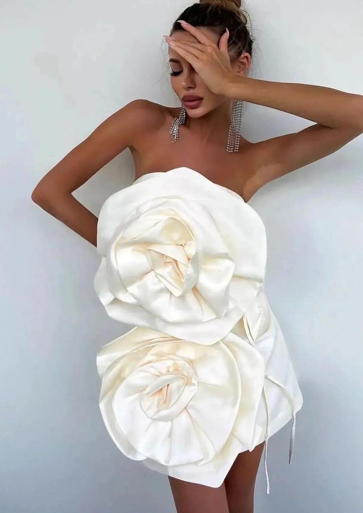 Flower Short Dress