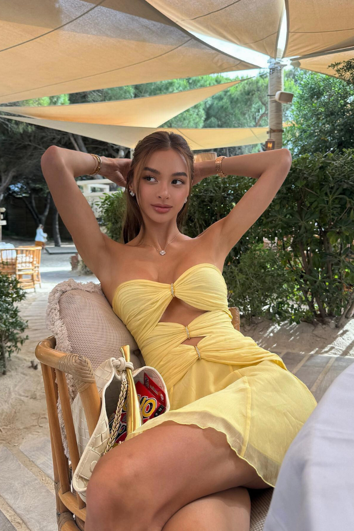 Golden Rings Short Dress