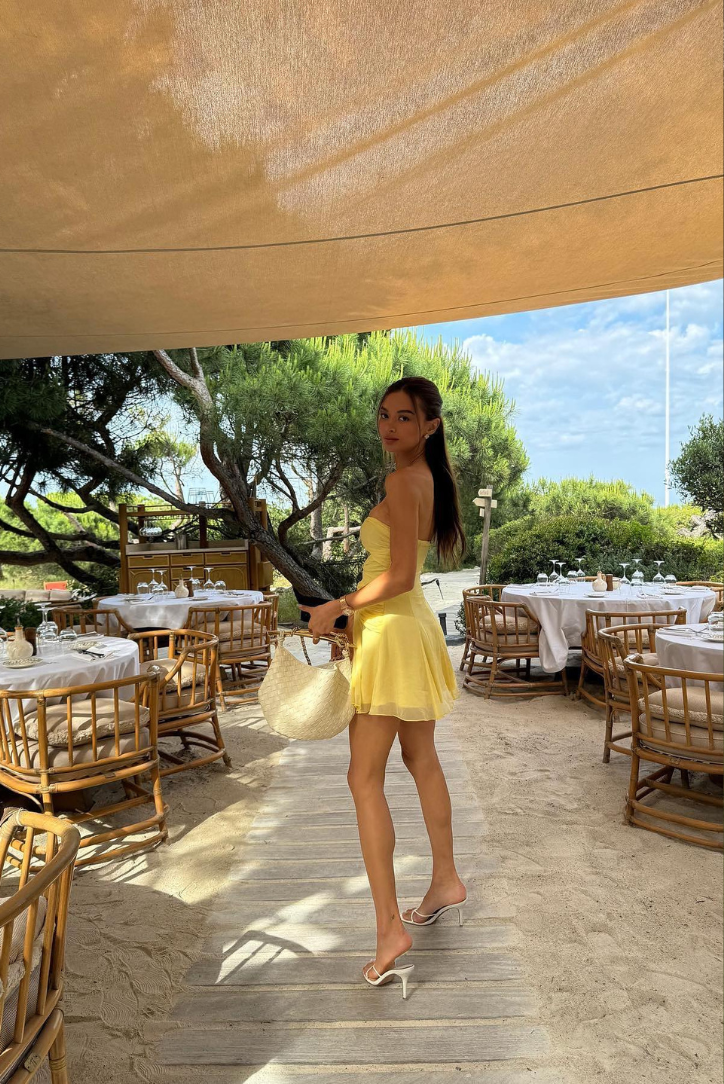 Golden Rings Short Dress