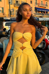 Golden Rings Short Dress