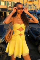 Golden Rings Short Dress