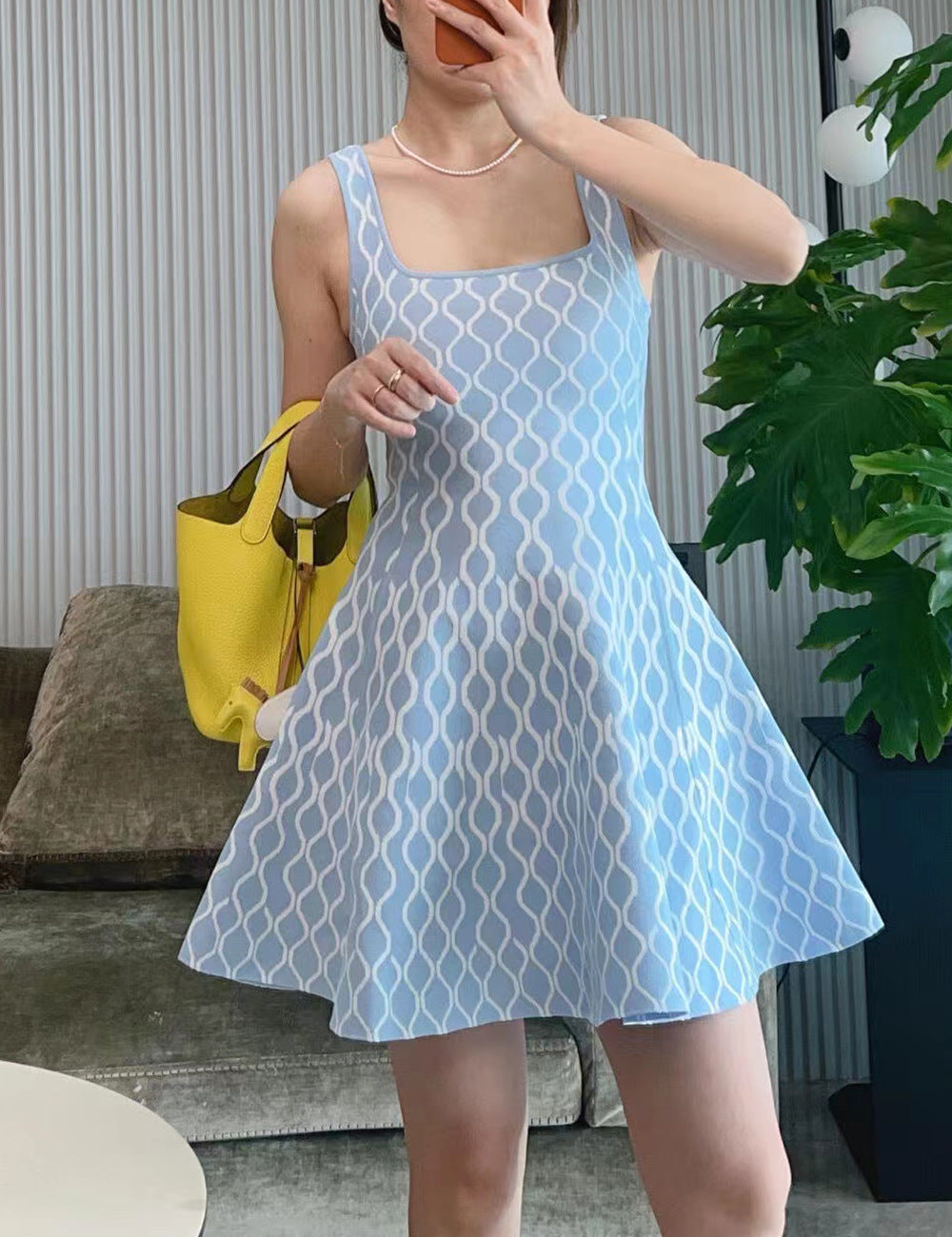 Knit Short Dress