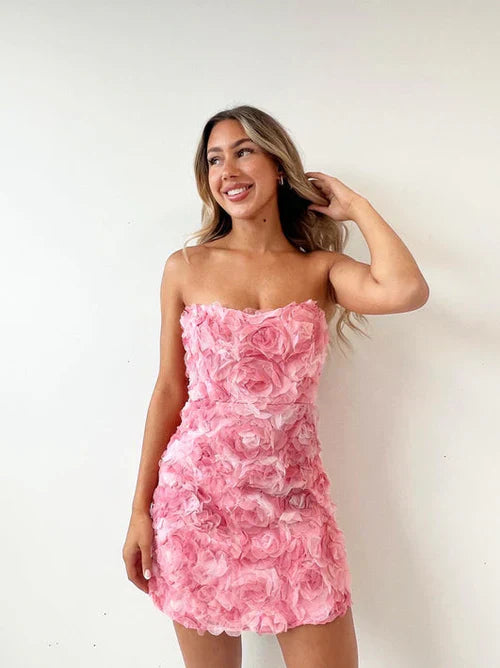 Floral Short Dress