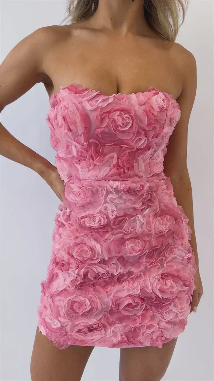 Floral Short Dress