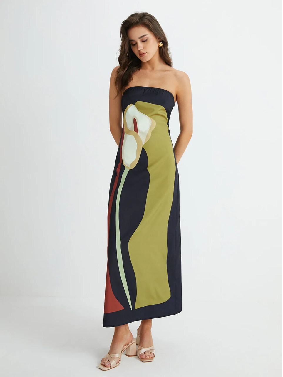 Strapless Maxi Dress