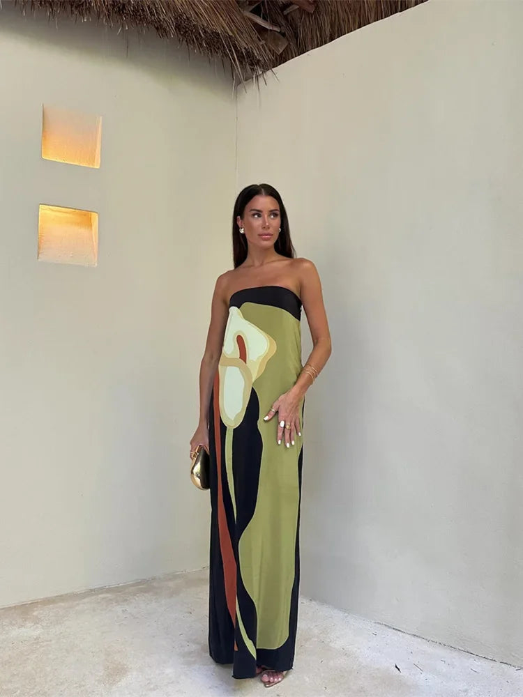 Strapless Maxi Dress